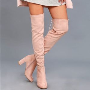 Chinese Laundry Krush Suedette Over the knee boots